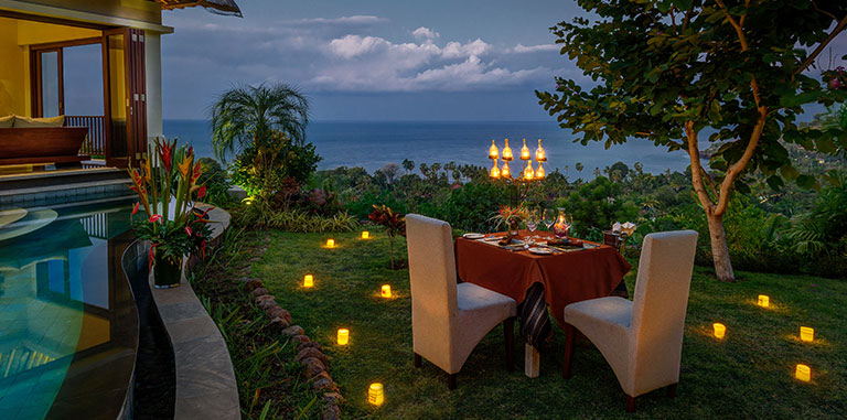 Romantic hideaway in Bali